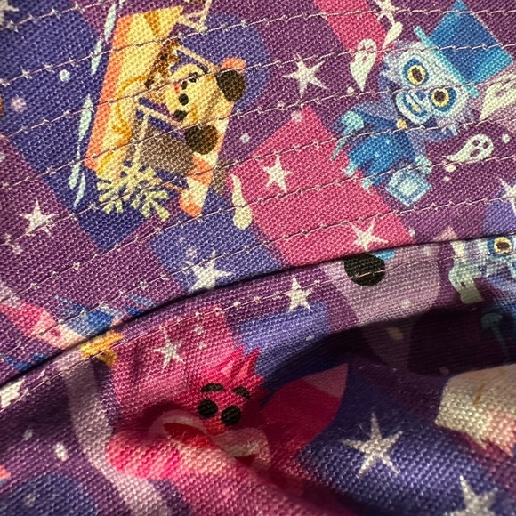 Authentic Disney Parks Castle & Characters Reversible Bucket Hat for Adults -NWT main image 4